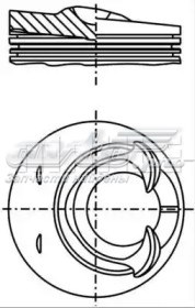 Compre 08329N0 Mahle Original Anéis do pistão para 1 cilindro, STD.