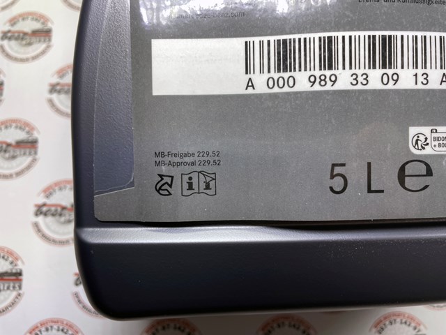 Óleo para motor Mercedes A000989330913