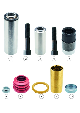 Kit de reparação de suporte do freio dianteiro K067417K50 Knorr-bremse