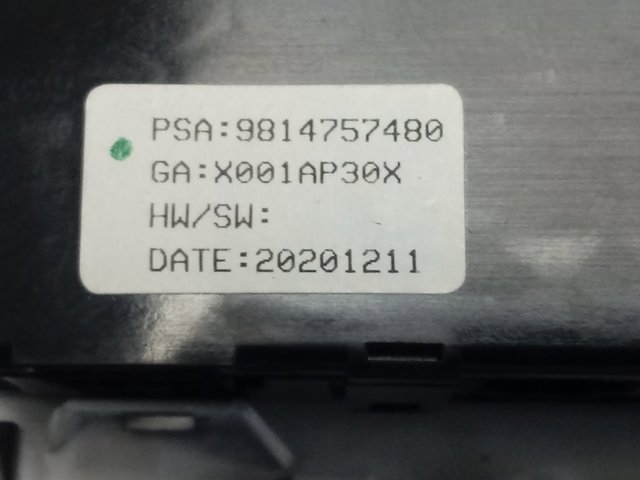9814757480 Peugeot/Citroen Quebra-luz de iluminação de salão (de cabina)