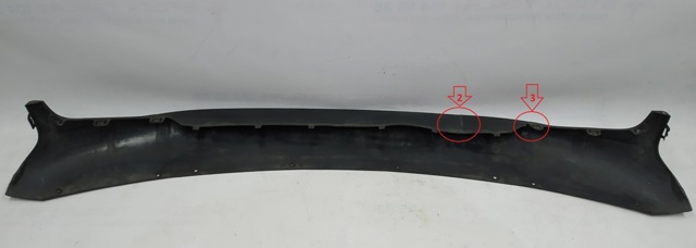 Compre 51117296817 BMW Placa sobreposta do pára-choque dianteiro