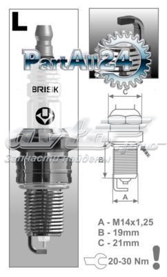 Vela de ignição Brisk LR15YS9 preço, a partir de 9,41 USD