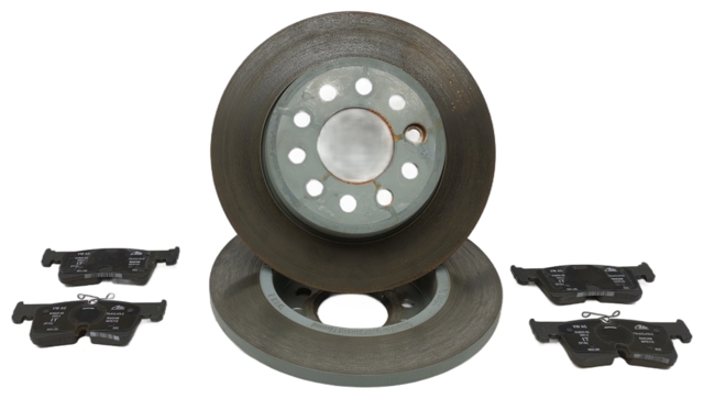 Sapatas do freio traseiras de disco VAG 7T0698451A