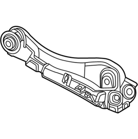 Compre 551A06US0B Nissan/Infiniti Braço oscilante inferior direito de suspensão traseira