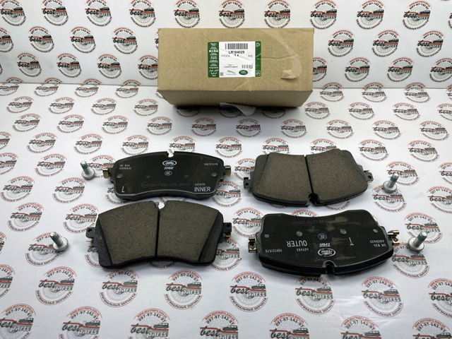 LR164029 Land Rover Sapatas do freio dianteiras de disco
