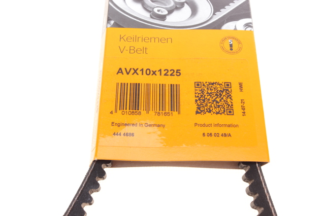 AVX10X1225 Continental/Siemens Correia dos conjuntos de transmissão