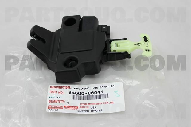  Fecho de tampa de porta-malas (de 3ª/5ª porta traseira) Toyota Camry VII sedan (V50) (2011 - 2019) VII