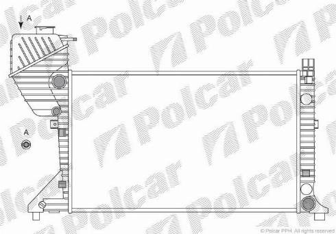 Radiador de esfriamento de motor Polcar 506308A1 preço, a partir de 178,77 USD