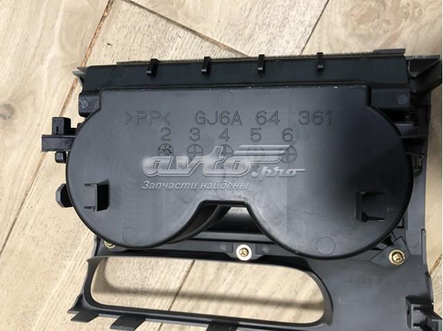 Suporte para copos de braço de consola central GJ6A64361 Mazda