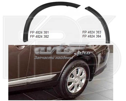 Compre FP4824382 FPS Expansor direito (placa sobreposta) de arco do pára-lama traseiro