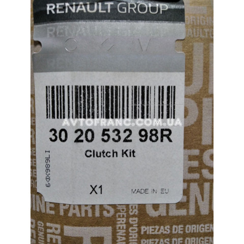 Kit de embraiagem (3 peças) Renault (RVI) 302053298R preço, a partir de 1414,37 USD