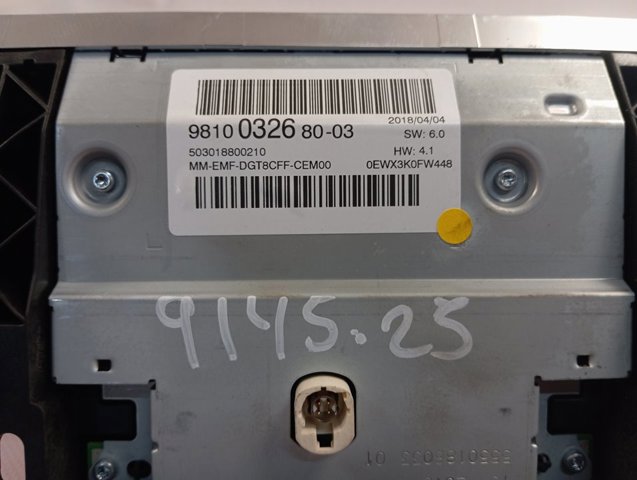 Compre 9830424280 Peugeot/Citroen Mostrador multifuncional