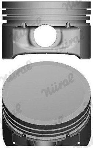 Pistão do kit para 1 cilindro, 2ª reparação ( + 0,50) Nural 8745000700