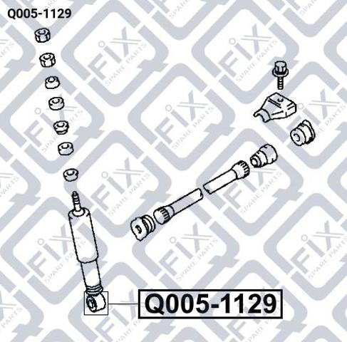 Bloco silencioso de amortecedor dianteiro Q-fix Q0051129 preço, a partir de 3,77 USD