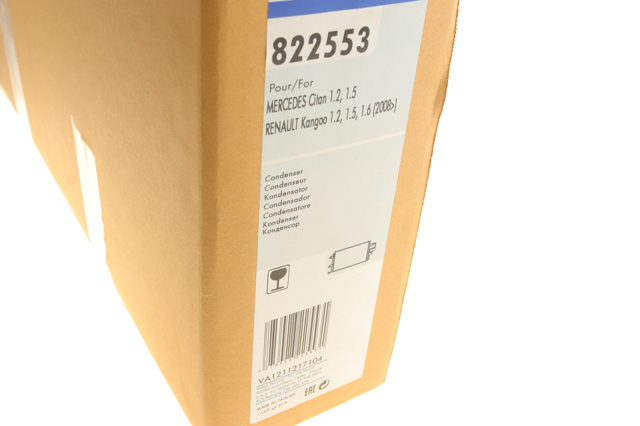 Compre 822553 VALEO Radiador de aparelho de ar condicionado