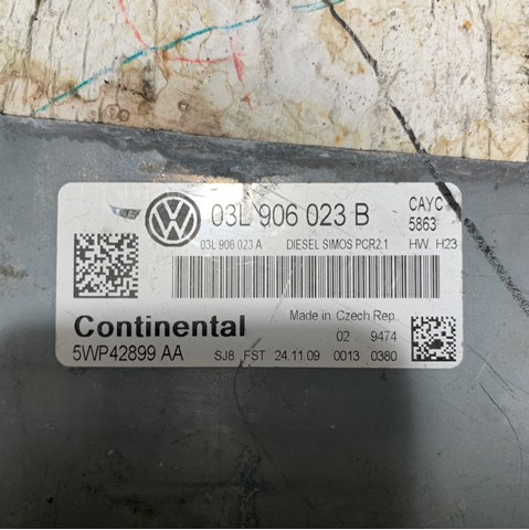 03L906023B VAG Módulo de direção (Centralina eletrônica) de motor