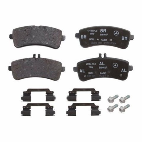 Compre A0074209120 Mercedes Sapatas do freio traseiras de disco