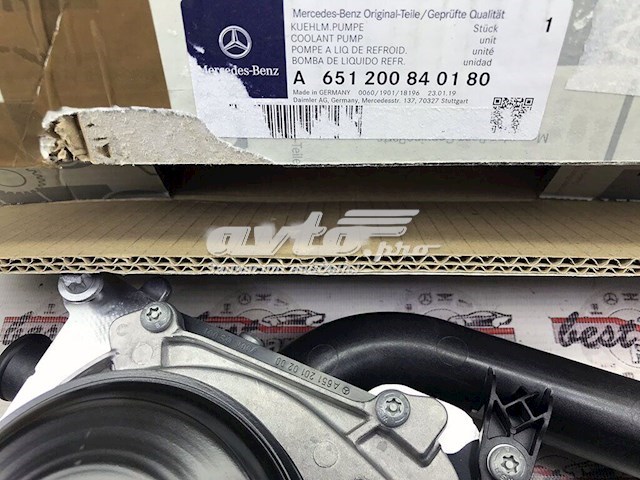 Bomba de água (bomba) de esfriamento Mercedes A651200840180 preço, a partir de 248,30 USD