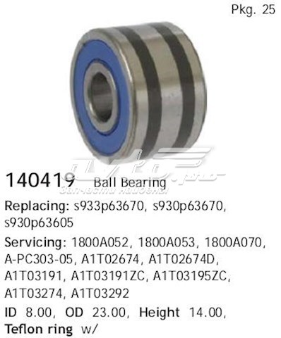 2S6T10300CD Ford Gerador