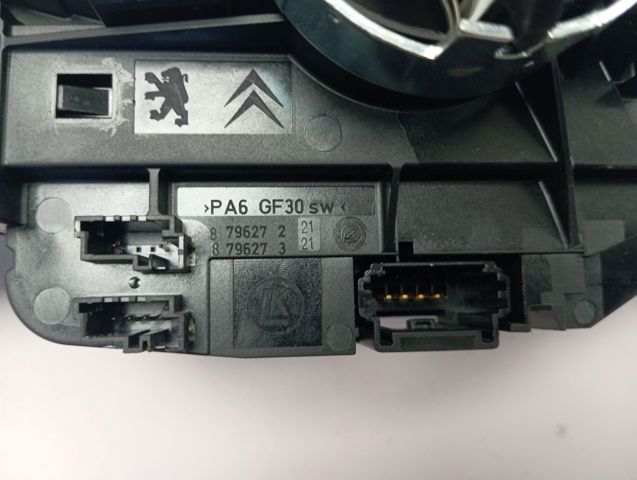 Comutador direito instalado na coluna da direção 98312609ZD Peugeot/Citroen