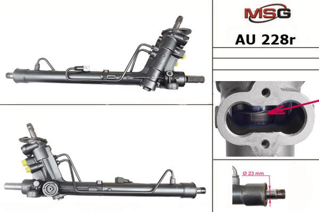 Cremalheira da direção MSG Rebuilding AU228R preço, a partir de 146,67 USD
