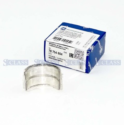 Folhas inseridas de cambota do compressor de biela, kit, padrão (STD) 78754604 Kolbenschmidt