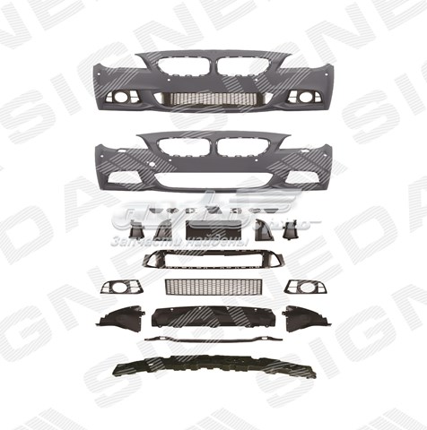 Pára-choque dianteiro Signeda PBM04071SET preço, a partir de 220,18 USD
