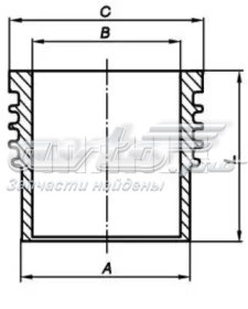 Compre 029WV2000 Mahle Original Camisa do pistão