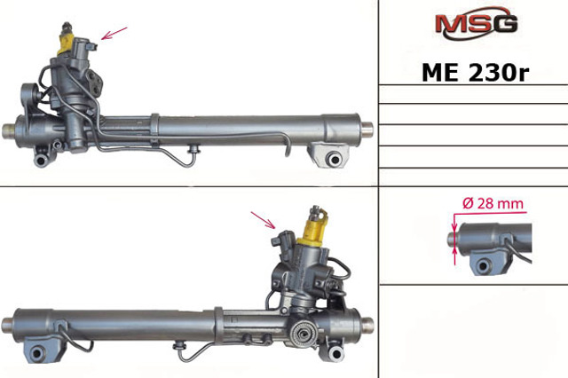Cremalheira da direção A2214604100 Mercedes