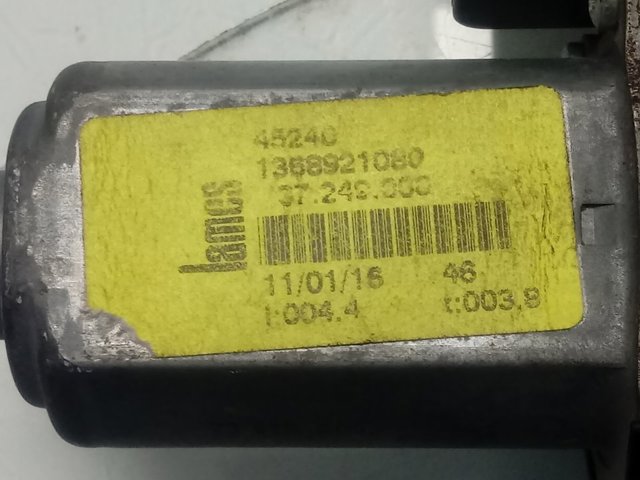 1368921080 Peugeot/Citroen Mecanismo de acionamento de vidro da porta dianteira direita