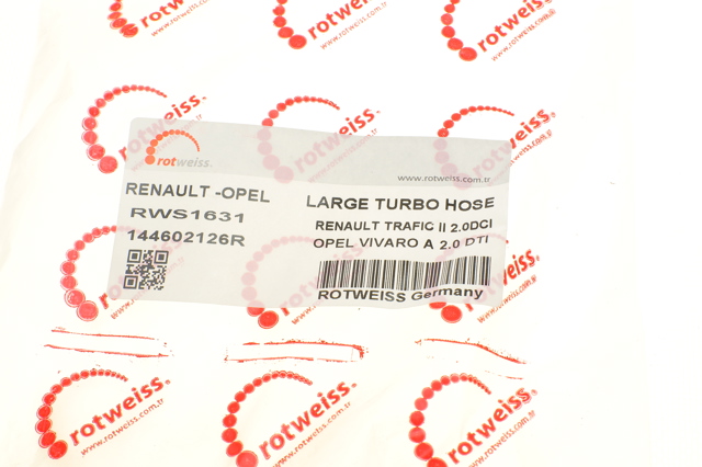 Compre RWS1631 Rotweiss Mangueira (cano derivado) de intercooler