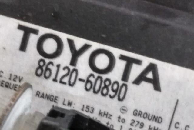 Aparelhagem de som (rádio AM/FM), universal Toyota 8612060890 preço, a partir de 231,53 USD