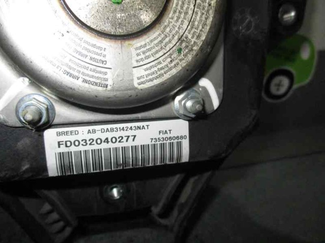Cinto de segurança (AIRBAG) de condutor 735306068 Fiat/Alfa/Lancia