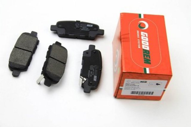 Sapatas do freio traseiras de disco Goodrem RM1240