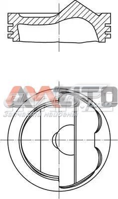 Compre 028PI00125000 Mahle Original Pistão do kit para 1 cilindro, STD