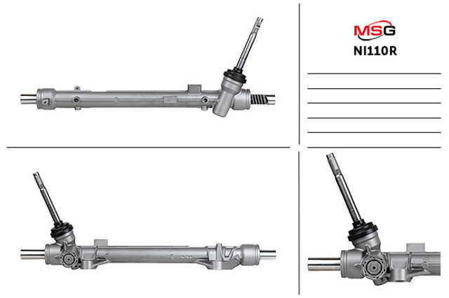 NI110R MSG Rebuilding Cremalheira da direção