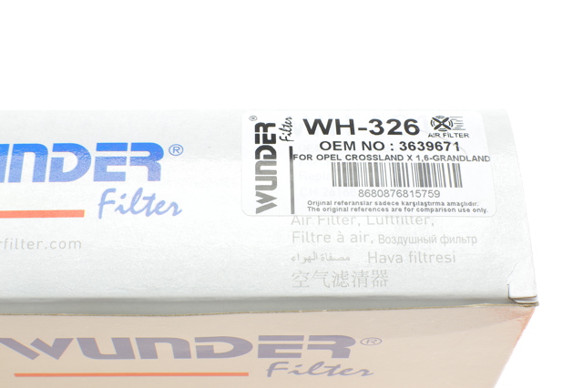 Filtro de ar Wunder WH326 preço, a partir de 9,08 USD