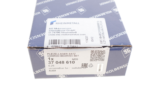 37048610 Kolbenschmidt Folhas inseridas de cambota de biela, kit, 1ª reparação ( + 0,25)