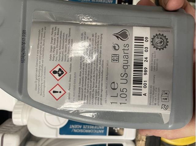 A001989240309 Mercedes Fluido da Direção hidrâulica assistida