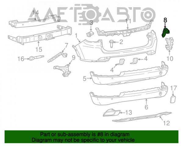 Consola esquerda do pára-choque traseiro externo Fiat/Alfa/Lancia K68244463AB preço, a partir de 9,74 USD