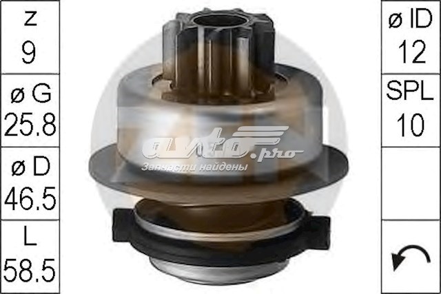 Roda-livre do motor de arranco ZEN ZN0579 preço, a partir de 15,35 USD
