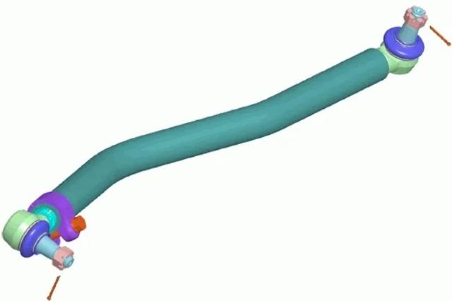 Compre 3866201 Lemforder Tração de direção montada