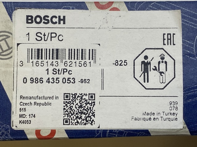 0445110181 Bosch Injetor de injeção de combustível