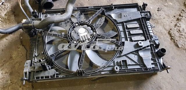 Difusor do radiador de esfriamento, montado com motor e roda de aletas 9805897480 Peugeot/Citroen