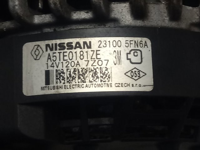 Gerador 231005FN6A Nissan/Infiniti