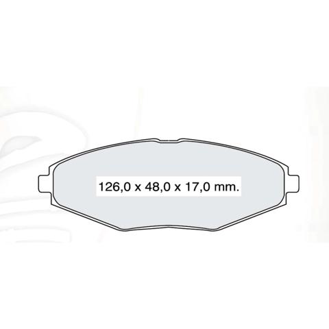 Sapatas do freio dianteiras de disco Dafmi D132SM preço, a partir de 18,64 USD