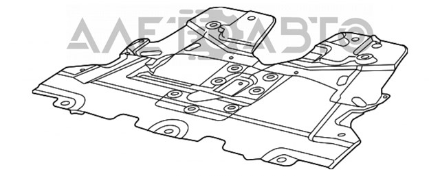  Proteção de motor, de panela (da seção de motor) Fiat 500 X hatchback (334) (2014 - 2026) X