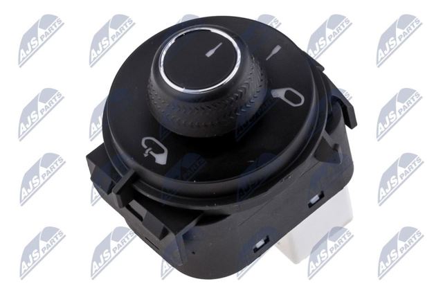 Unidade de controlo dos espelhos de retrovisão, na porta 98178409ZD Peugeot/Citroen