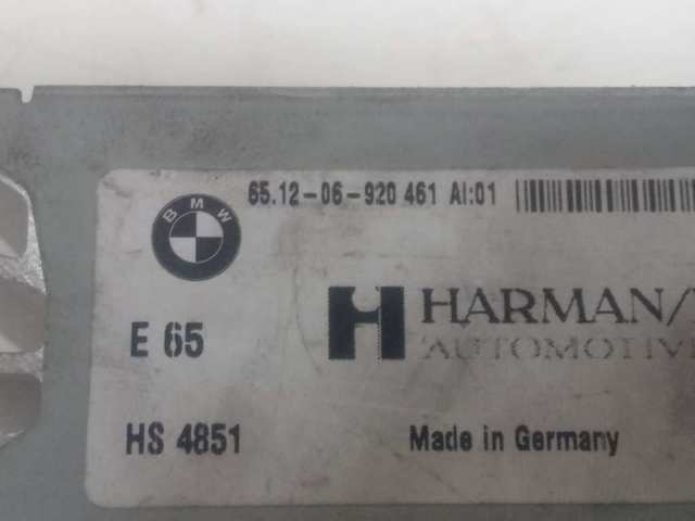 Reforçador do som de sistema de áudio BMW 651206920461