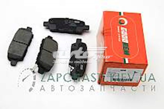 Sapatas do freio traseiras de disco Goodrem RM1240 preço, a partir de 21,69 USD
